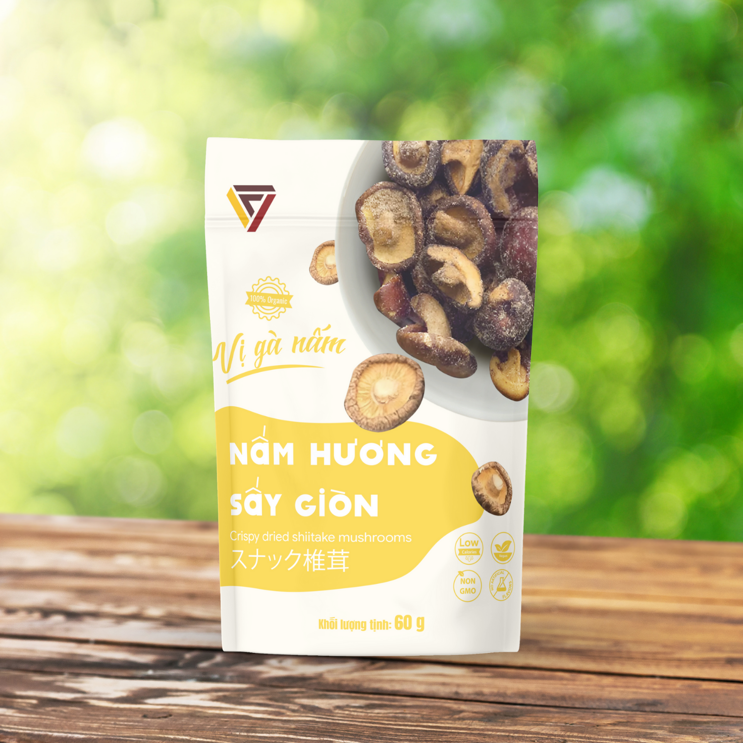 NẤM HƯƠNG SẤY GIÒN - VỊ GÀ NẤM