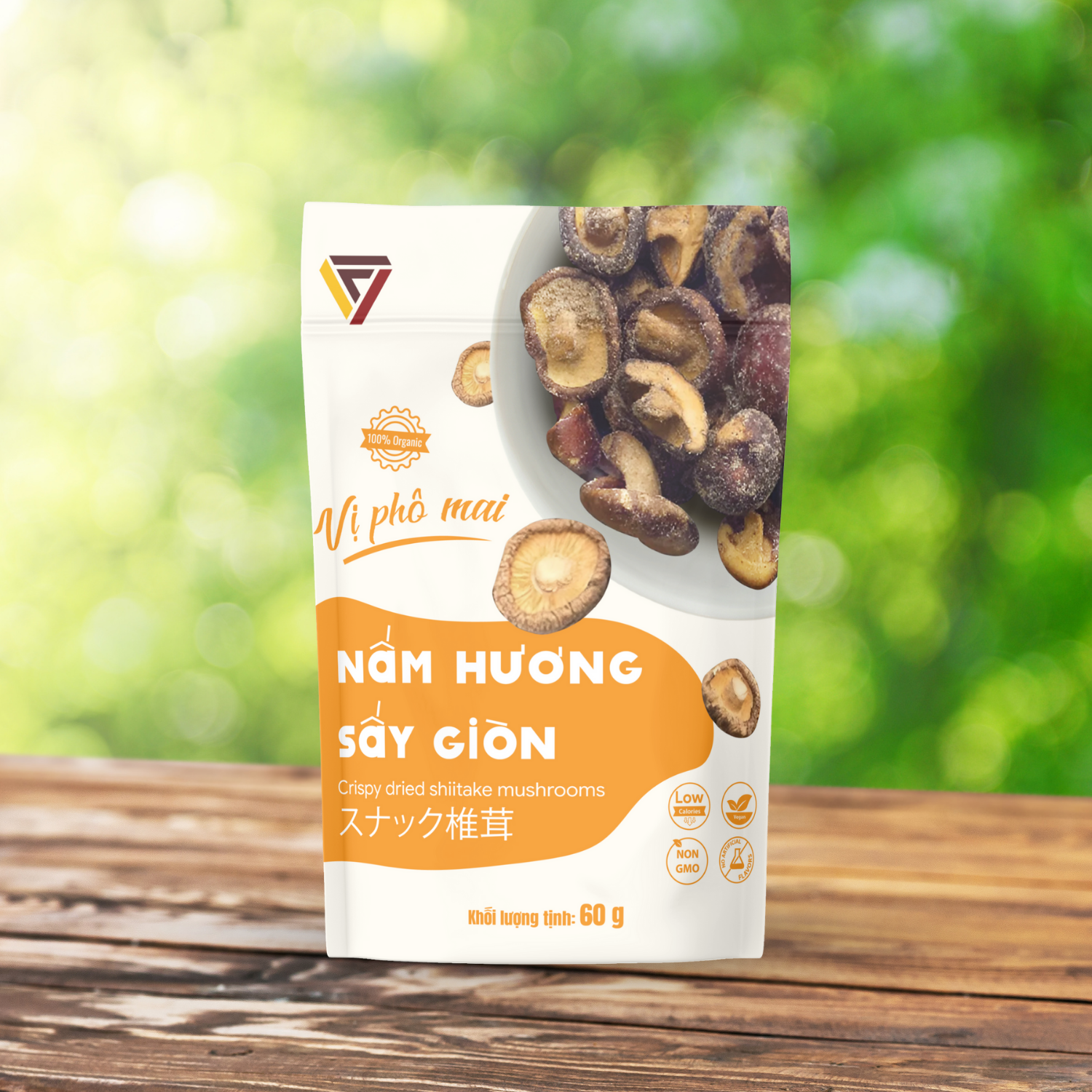 NẤM HƯƠNG SẤY GIÒN – VỊ PHÔ MAI